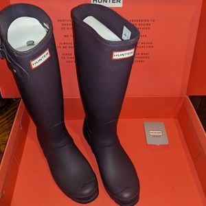 Purple Urchin Hunter Boots Tall